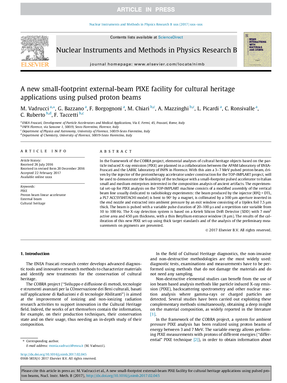 A new small-footprint external-beam PIXE facility for cultural heritage applications using pulsed proton beams