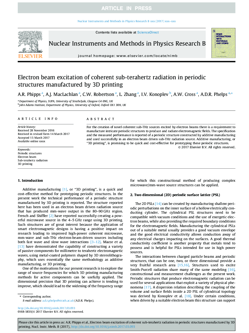 Electron beam excitation of coherent sub-terahertz radiation in periodic structures manufactured by 3D printing