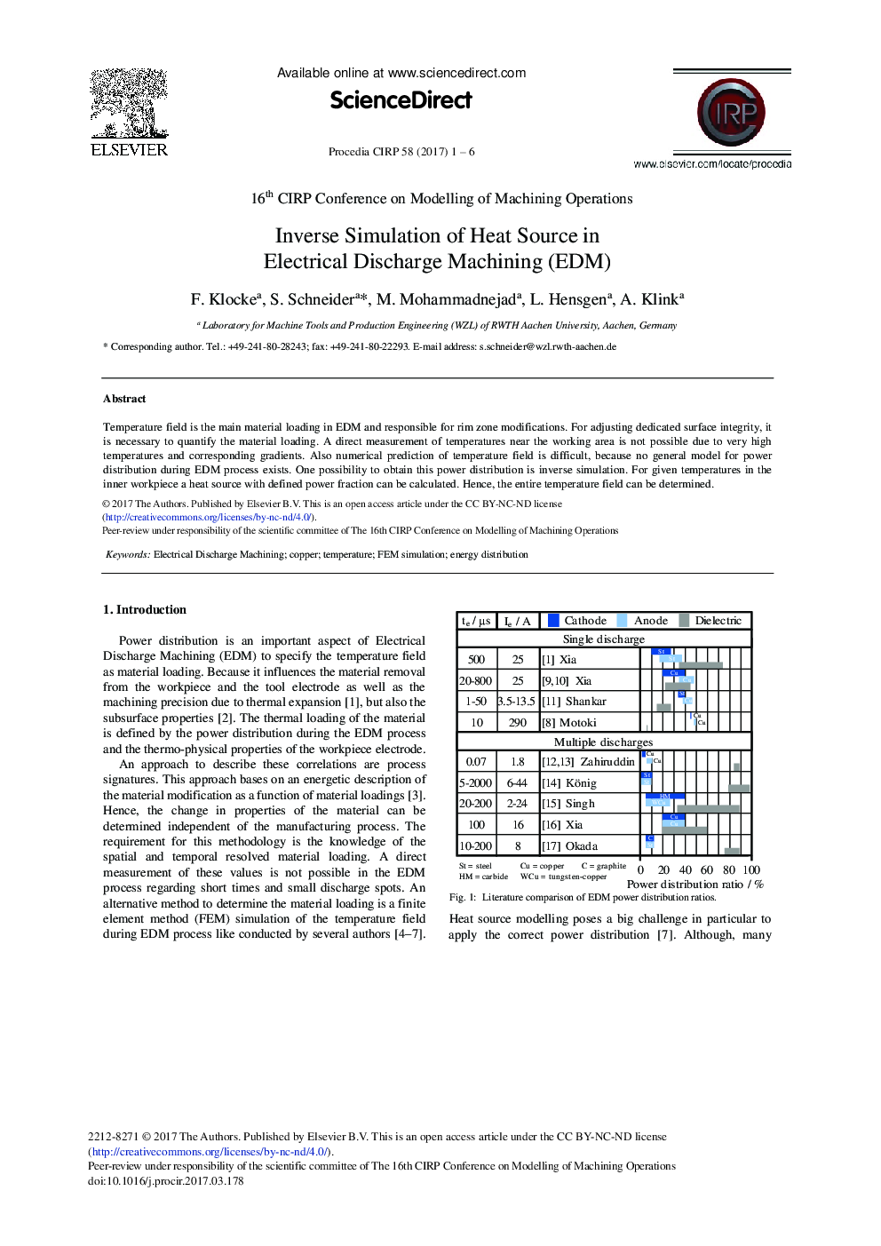 Inverse Simulation of Heat Source in Electrical Discharge Machining (EDM)