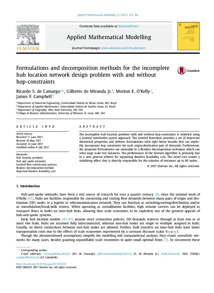 Formulations and decomposition methods for the incomplete hub location network design problem with and without hop-constraints