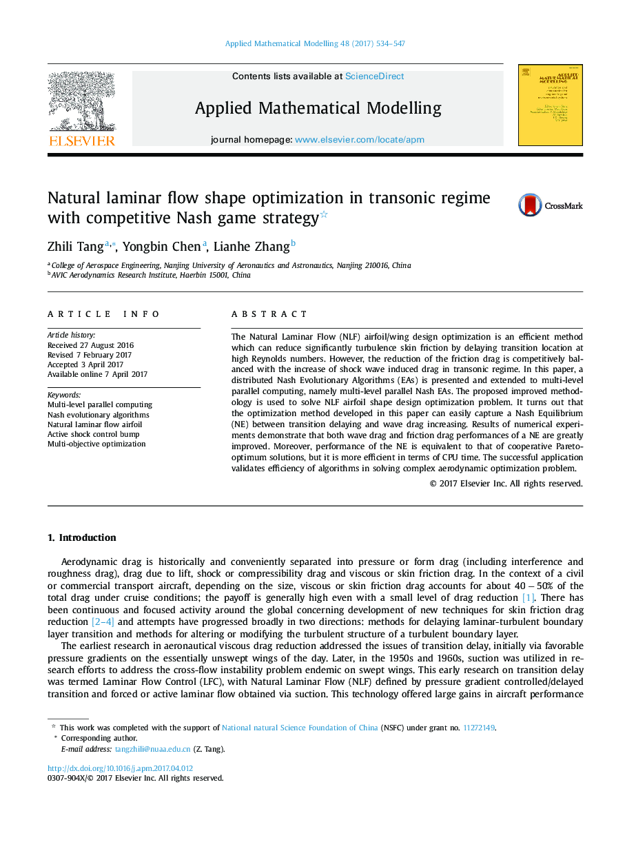 Natural laminar flow shape optimization in transonic regime with competitive Nash game strategy