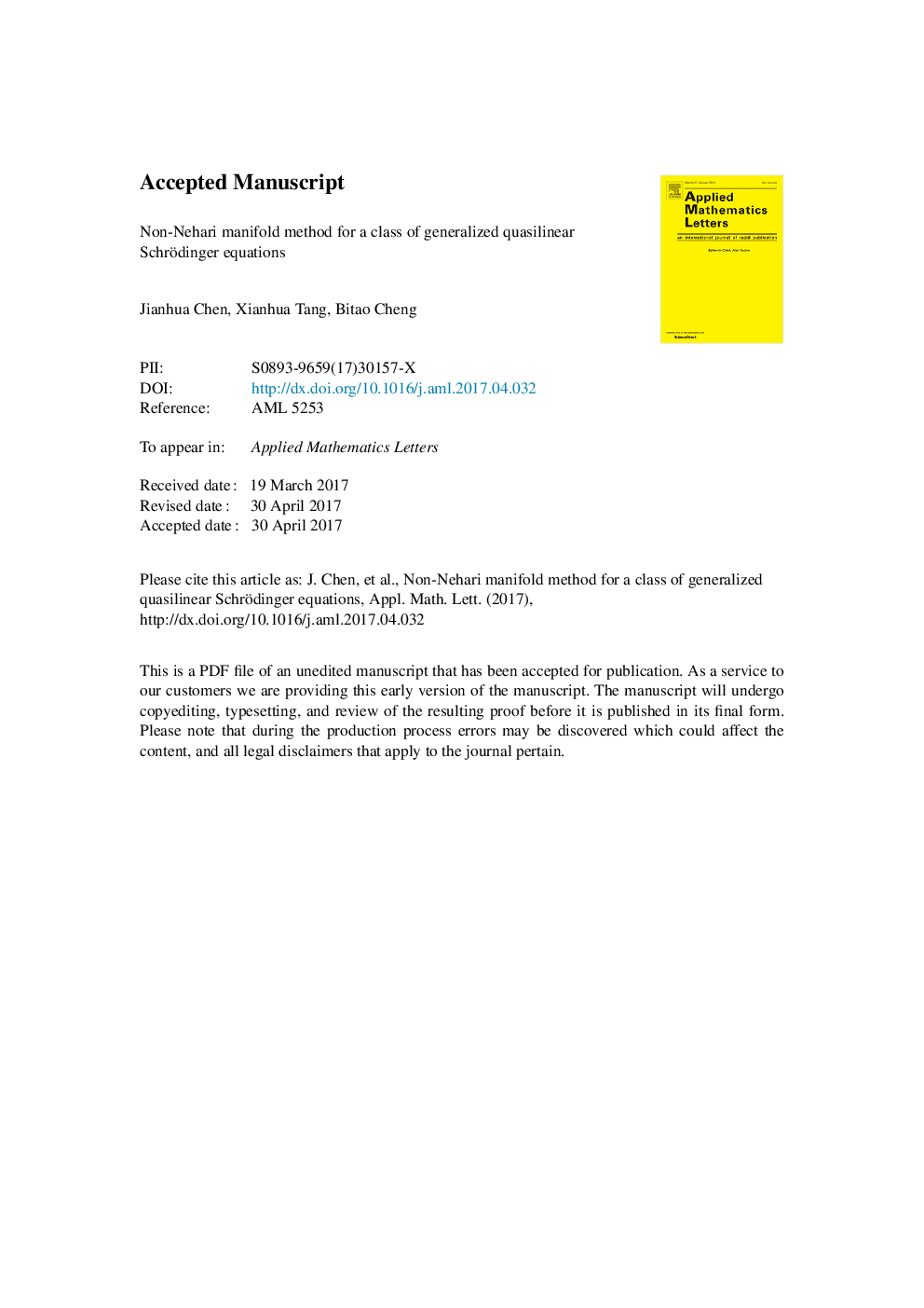 Non-Nehari manifold method for a class of generalized quasilinear Schrödinger equations