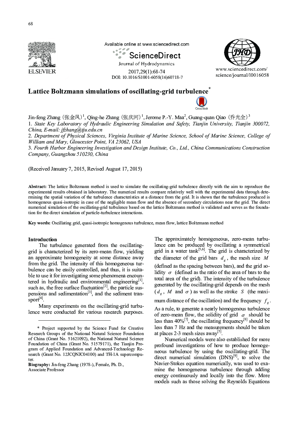 Lattice Boltzmann simulations of oscillating-grid turbulence