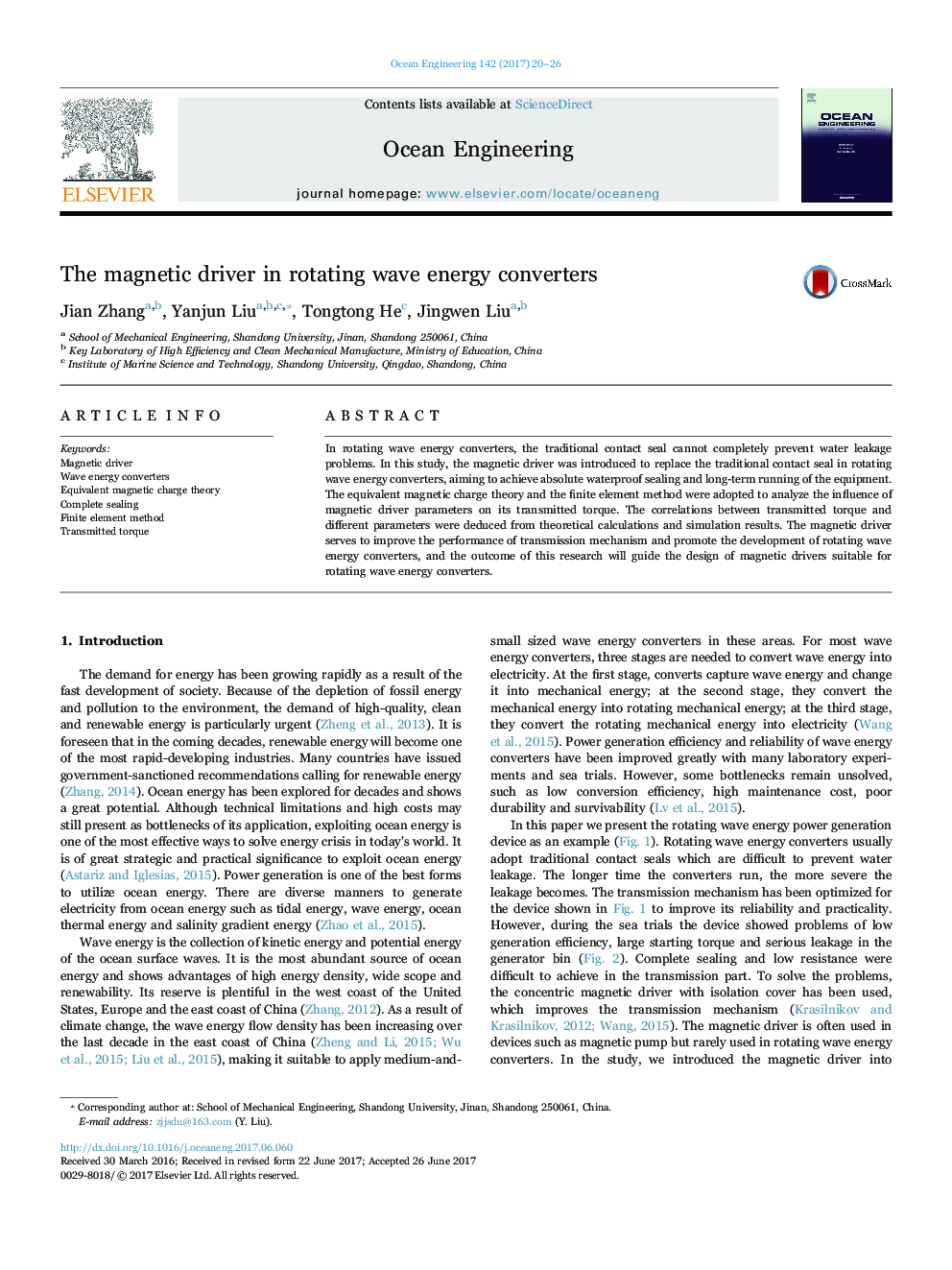 The magnetic driver in rotating wave energy converters