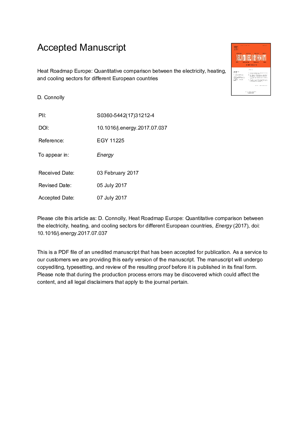 Heat Roadmap Europe: Quantitative comparison between the electricity, heating, and cooling sectors for different European countries