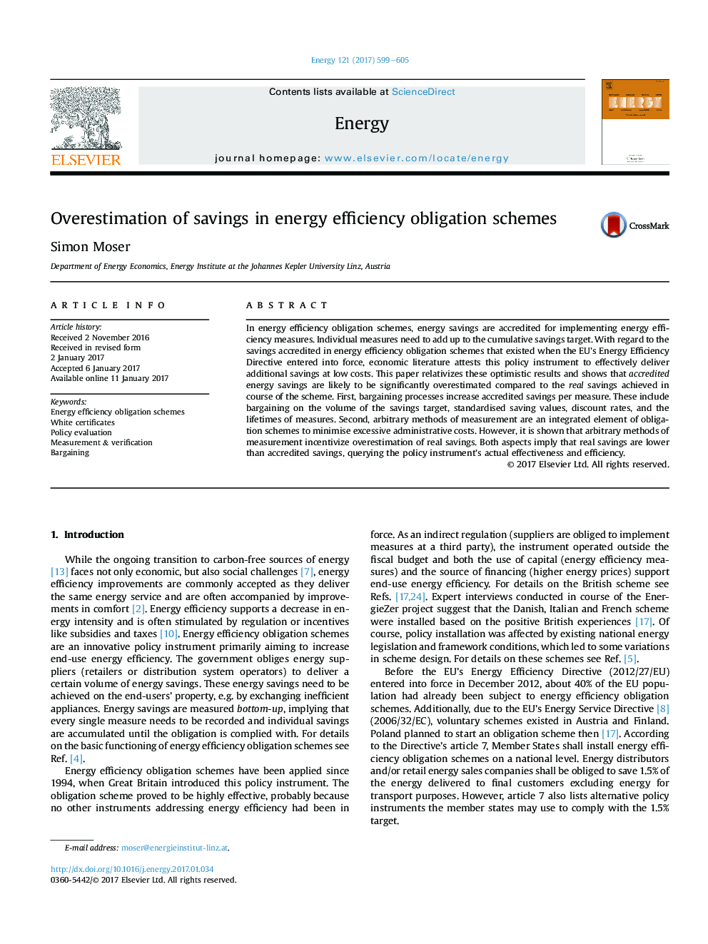 Overestimation of savings in energy efficiency obligation schemes