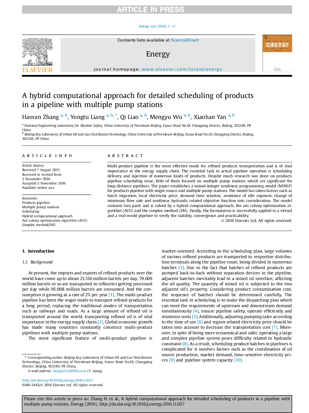 A hybrid computational approach for detailed scheduling of products in a pipeline with multiple pump stations