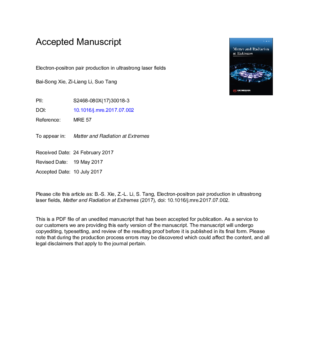 Electron-positron pair production in ultrastrong laser fields