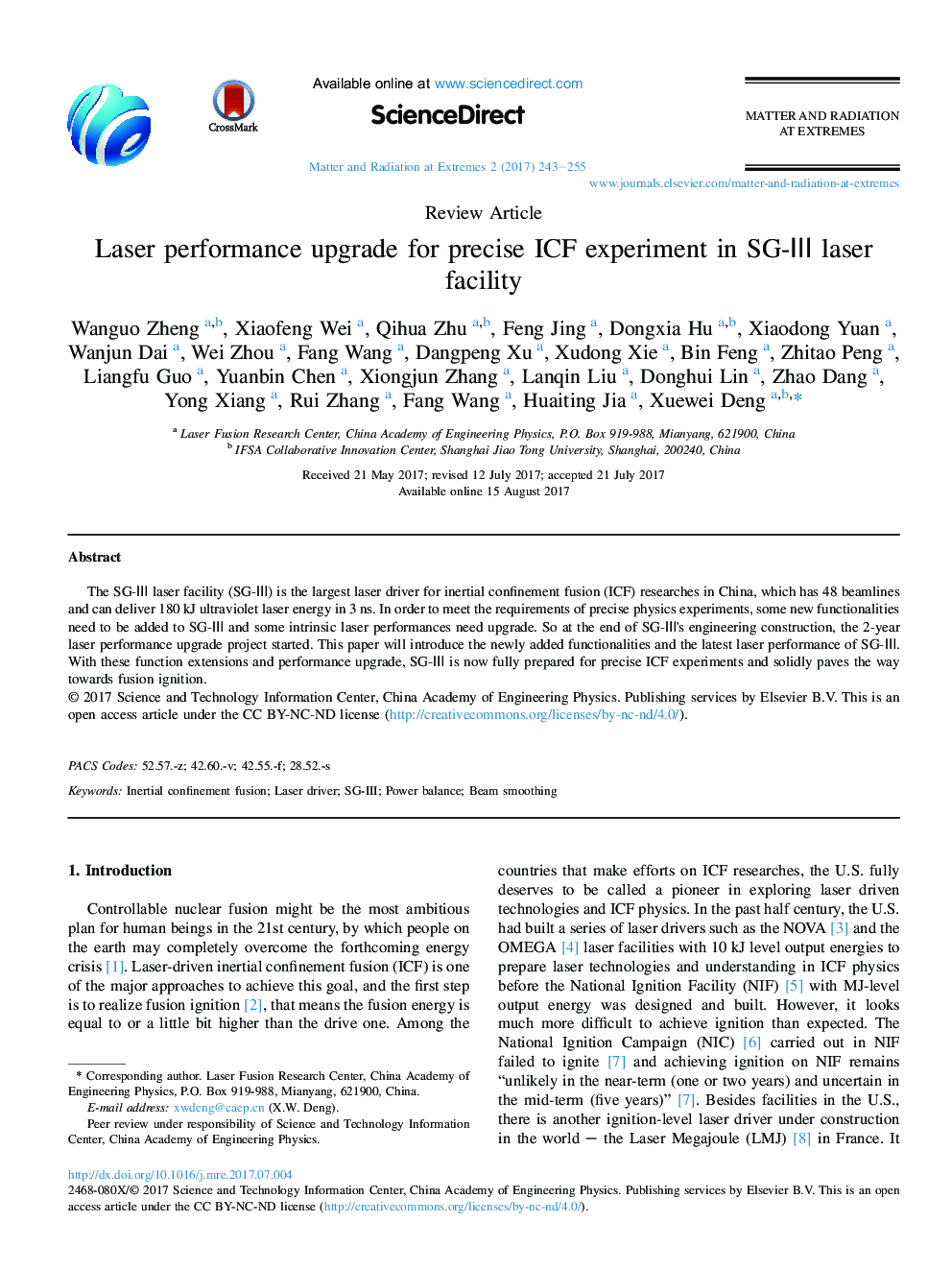 Laser performance upgrade for precise ICF experiment in SG-â¢ laser facility