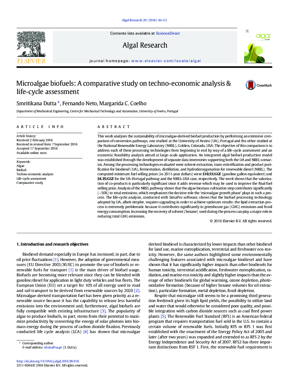 Microalgae biofuels: A comparative study on techno-economic analysis & life-cycle assessment