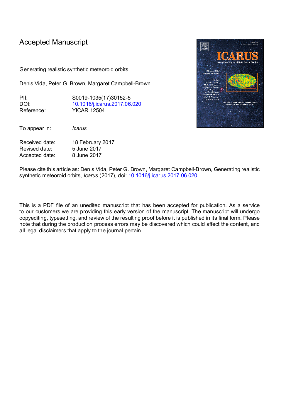 Generating realistic synthetic meteoroid orbits