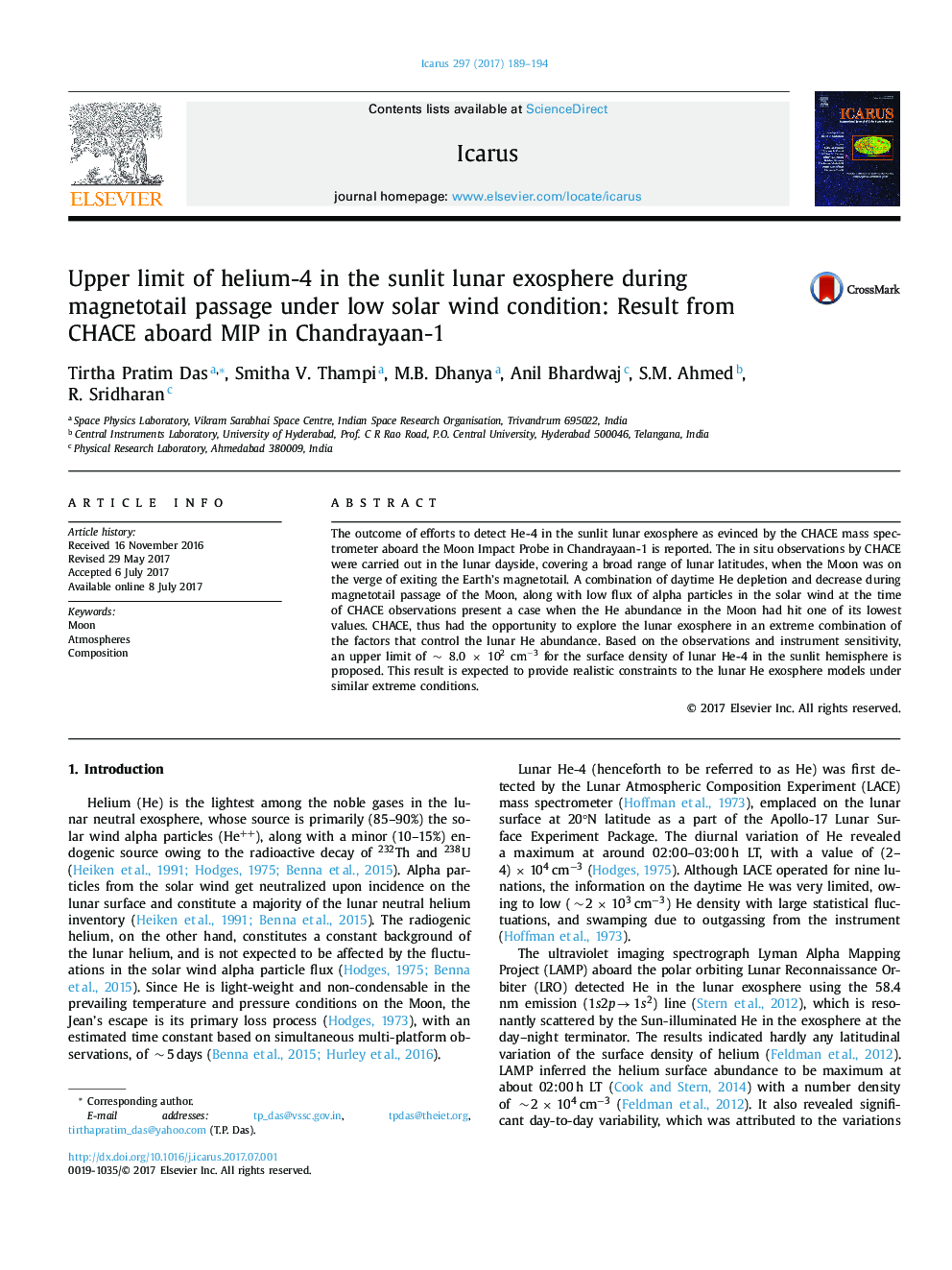 Upper limit of helium-4 in the sunlit lunar exosphere during magnetotail passage under low solar wind condition: Result from CHACE aboard MIP in Chandrayaan-1