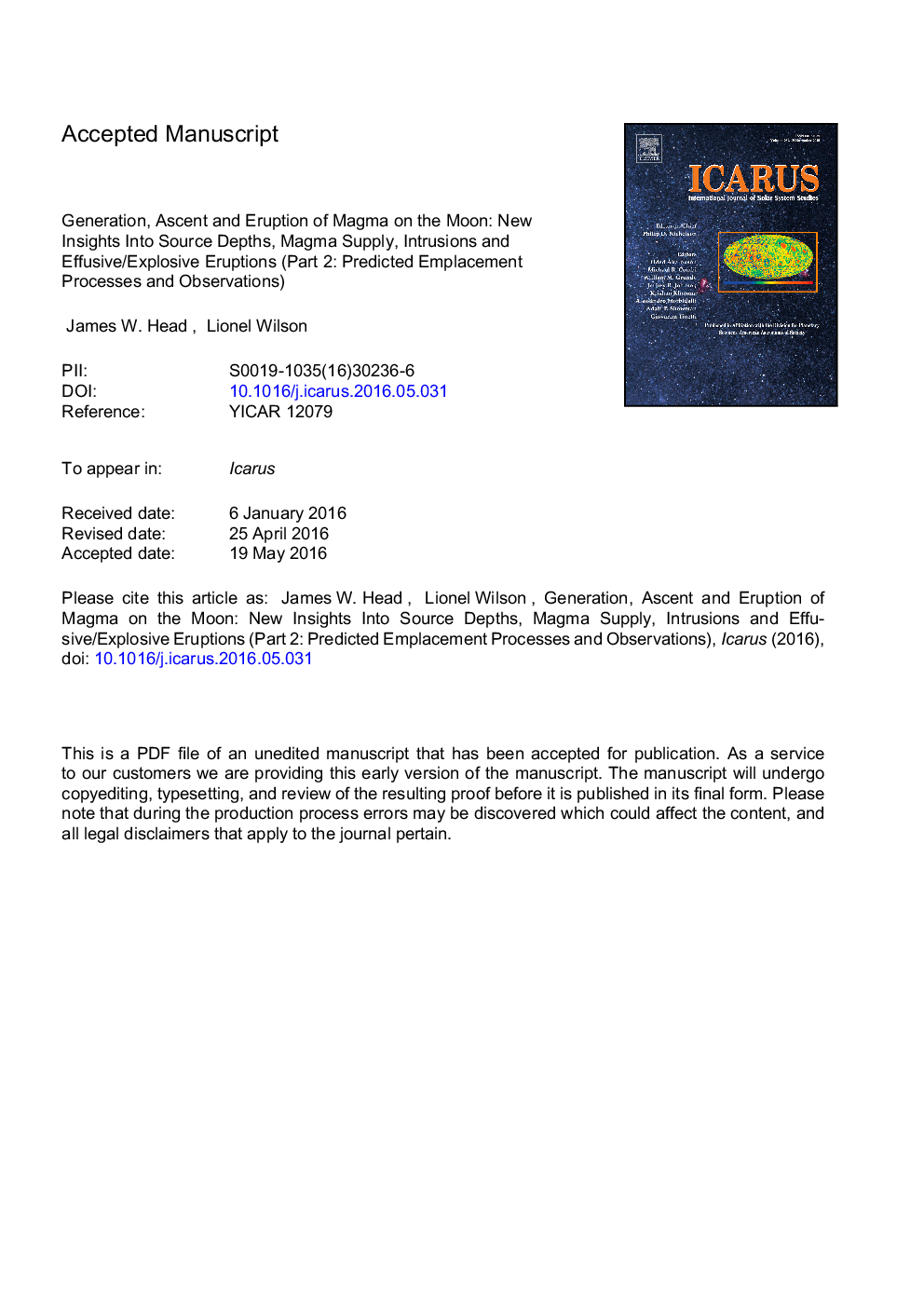 Generation, ascent and eruption of magma on the Moon: New insights into source depths, magma supply, intrusions and effusive/explosive eruptions (Part 2: Predicted emplacement processes and observations)
