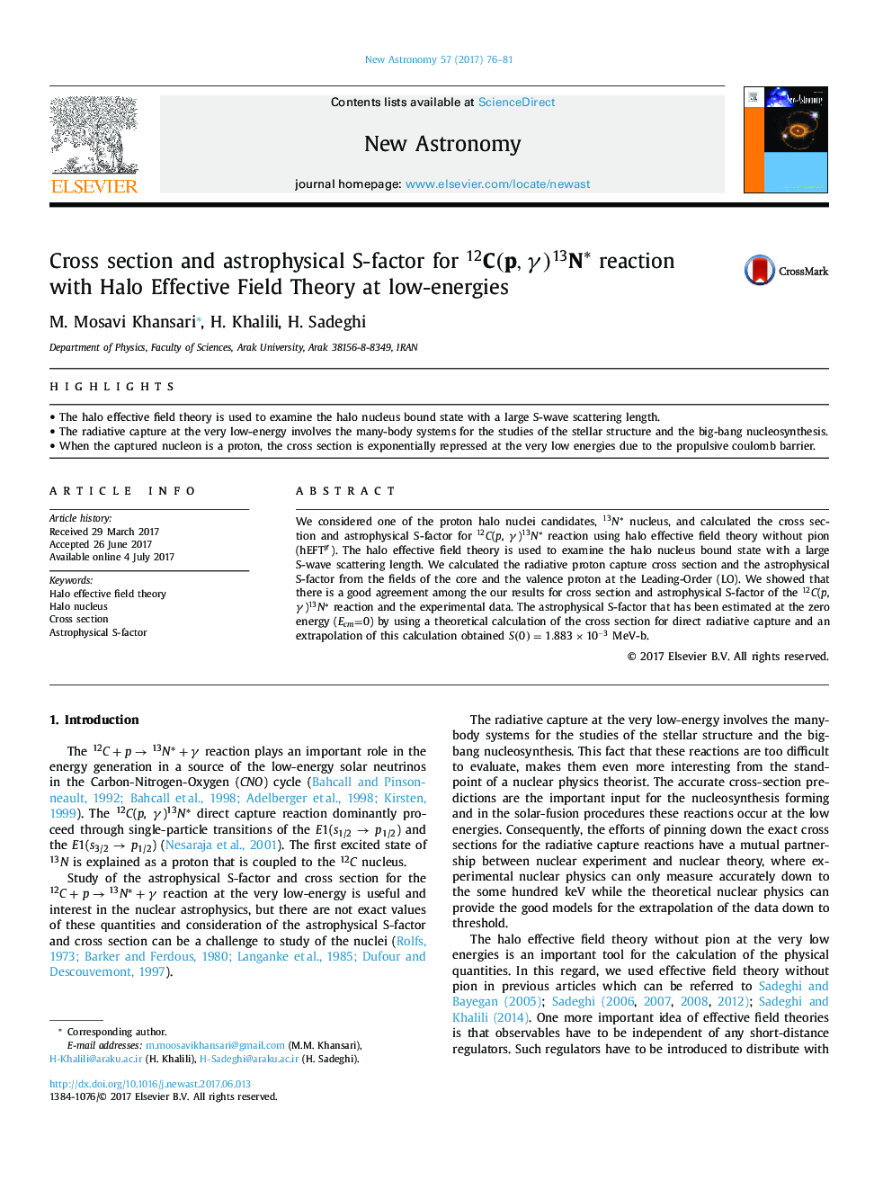 Cross section and astrophysical S-factor for 12C(p,Î³)13N* reaction with Halo Effective Field Theory at low-energies