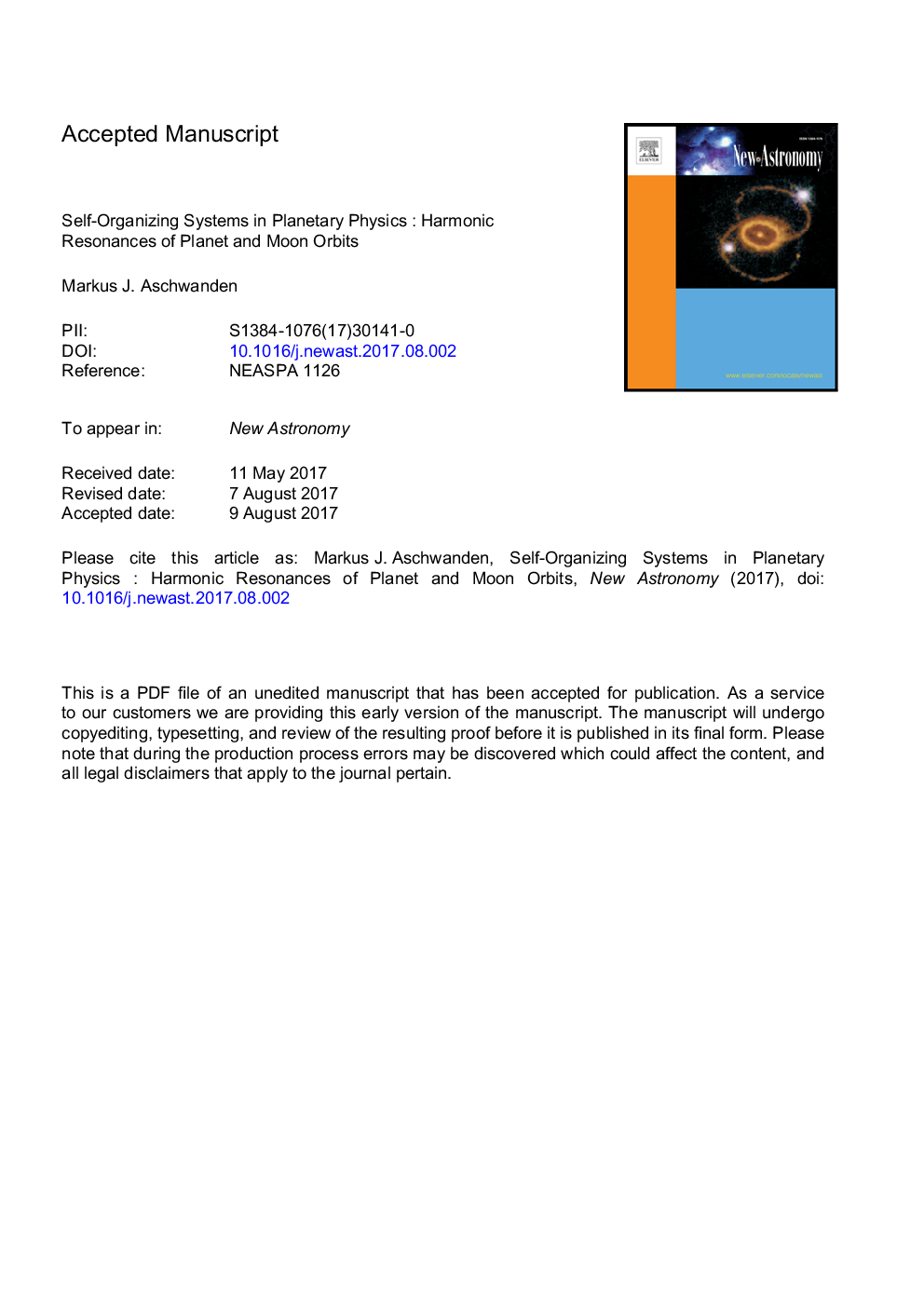 Self-organizing systems in planetary physics: Harmonic resonances of planet and moon orbits