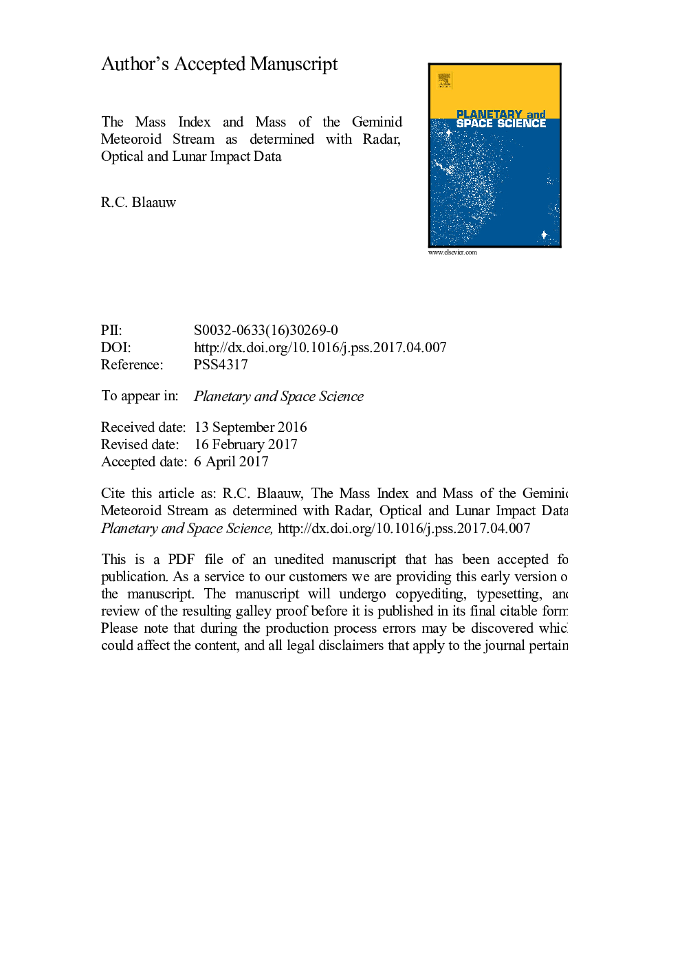 The mass index and mass of the Geminid meteoroid stream as determined with radar, optical and lunar impact data