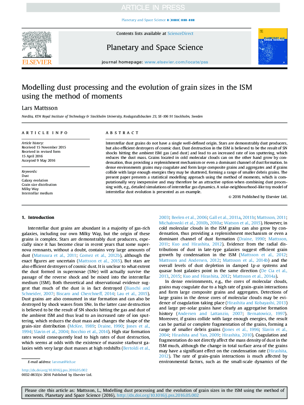 Modelling dust processing and the evolution of grain sizes in the ISM using the method of moments