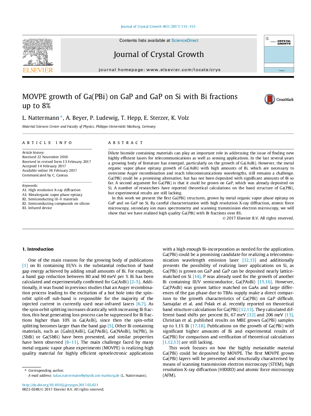 MOVPE growth of Ga(PBi) on GaP and GaP on Si with Bi fractions up to 8%