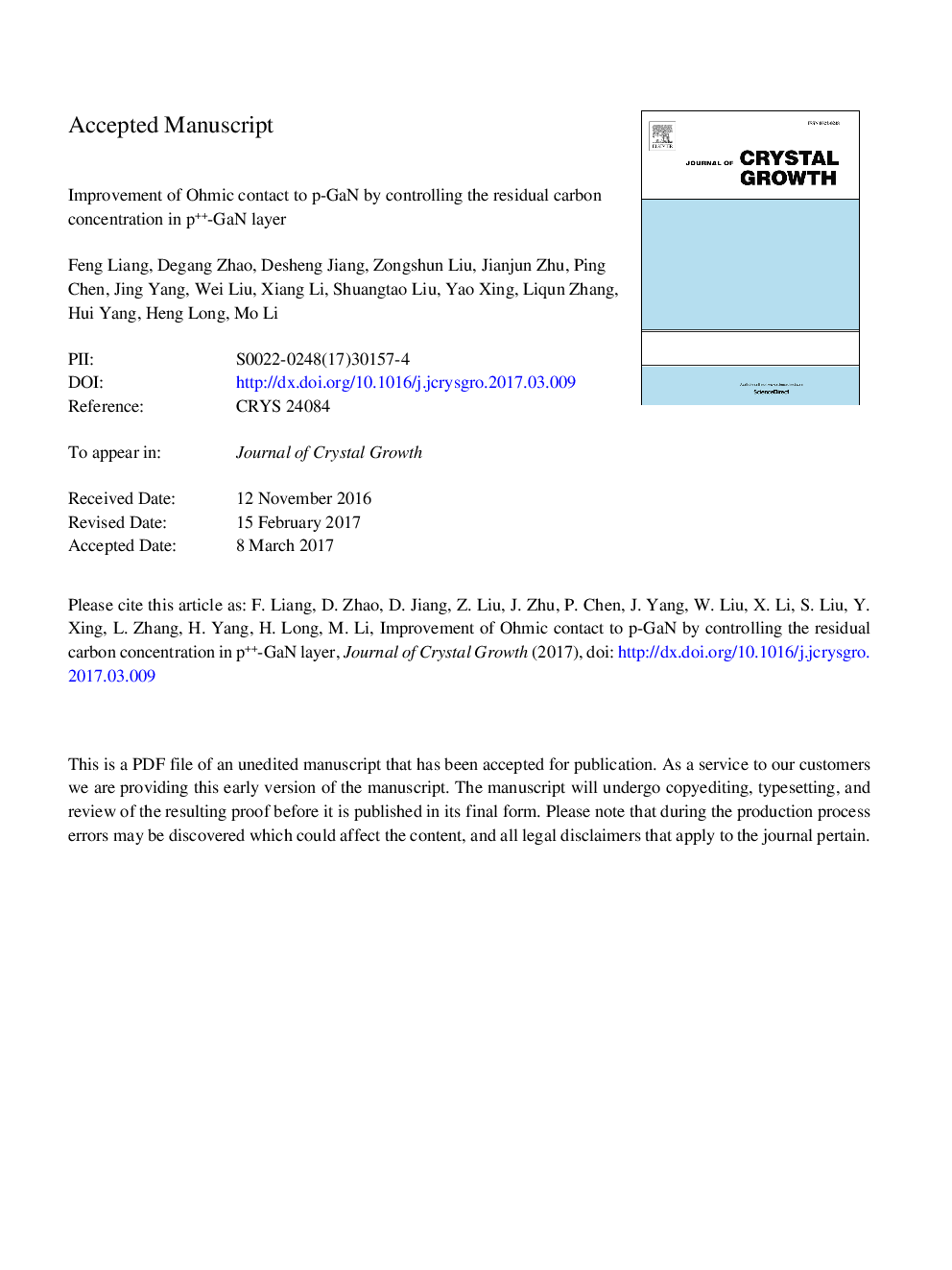 Improvement of Ohmic contact to p-GaN by controlling the residual carbon concentration in p++-GaN layer
