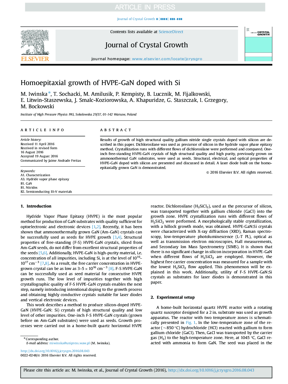 Homoepitaxial growth of HVPE-GaN doped with Si