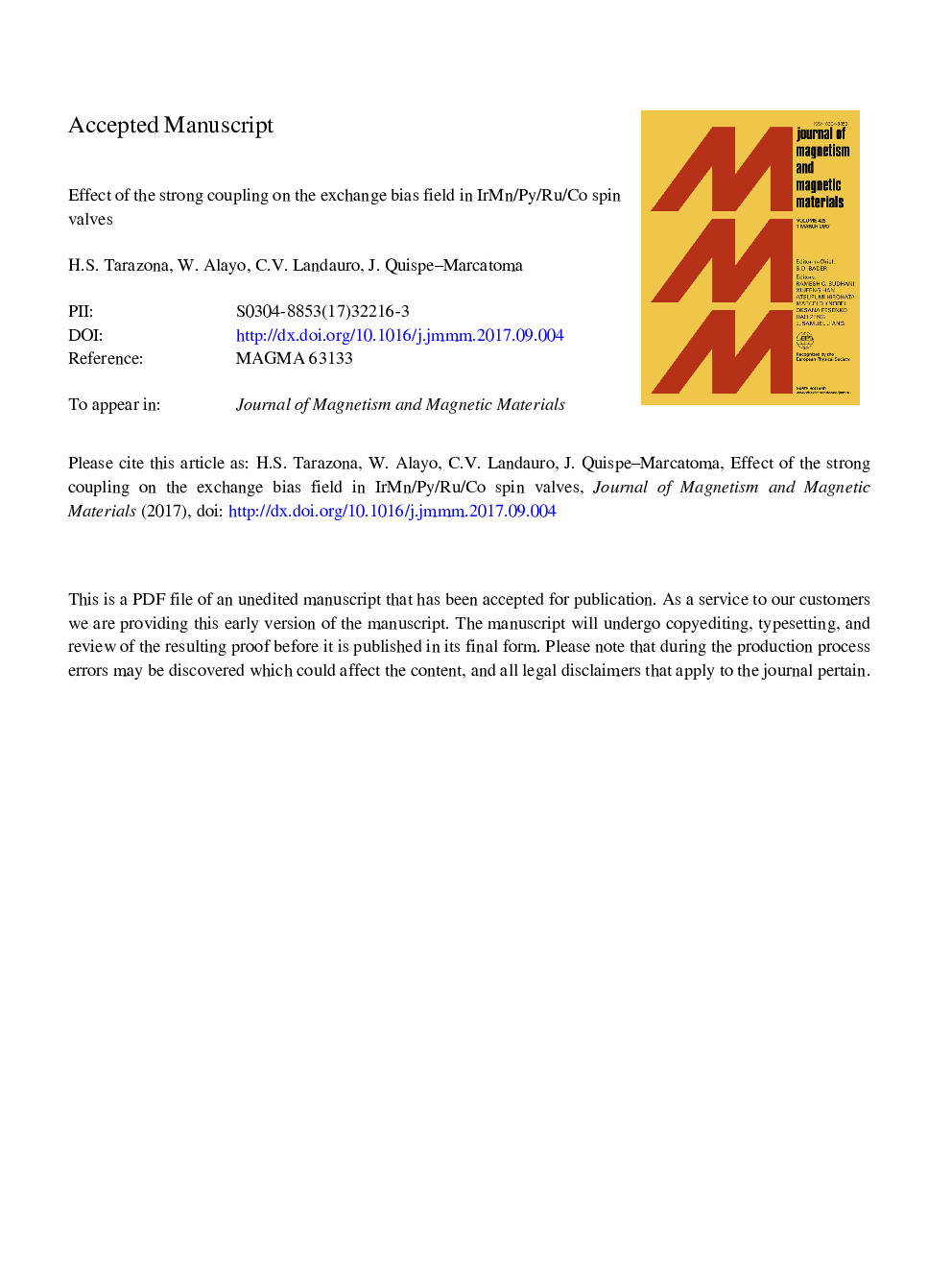 Effect of the strong coupling on the exchange bias field in IrMn/Py/Ru/Co spin valves