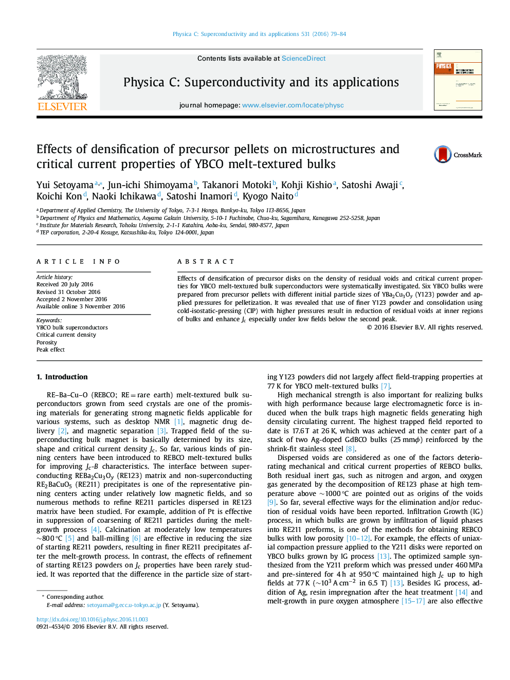 Effects of densification of precursor pellets on microstructures and critical current properties of YBCO melt-textured bulks