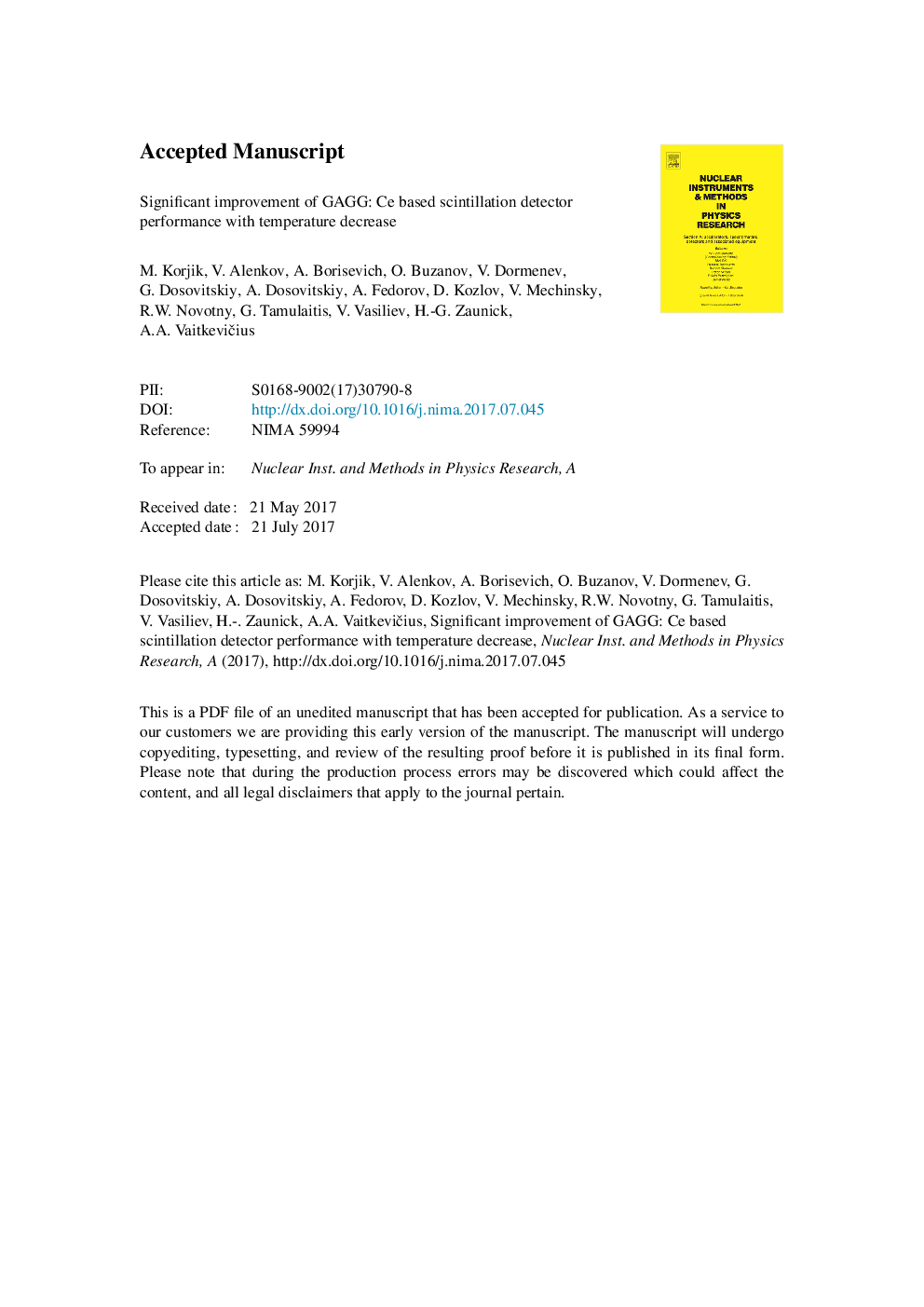 Significant improvement of GAGG:Ce based scintillation detector performance with temperature decrease