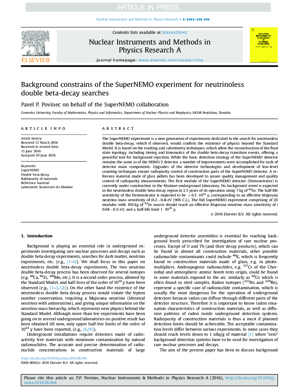 Background constrains of the SuperNEMO experiment for neutrinoless double beta-decay searches