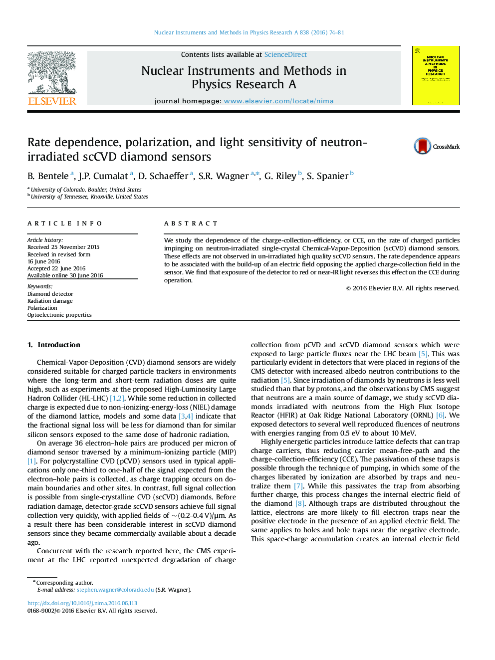 Rate dependence, polarization, and light sensitivity of neutron-irradiated scCVD diamond sensors