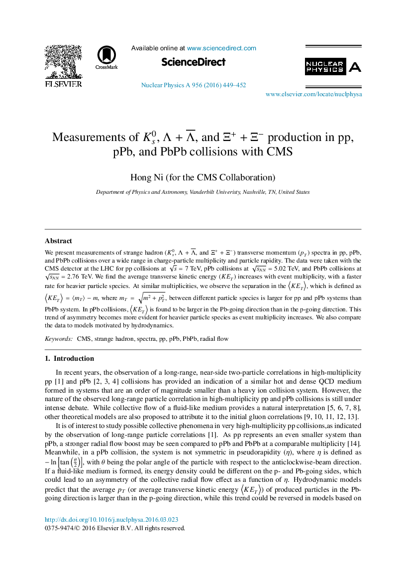 Measurements of Ks0, Î+Îâ¾, and Î+Â +Â Îâ production in pp, pPb, and PbPb collisions with CMS