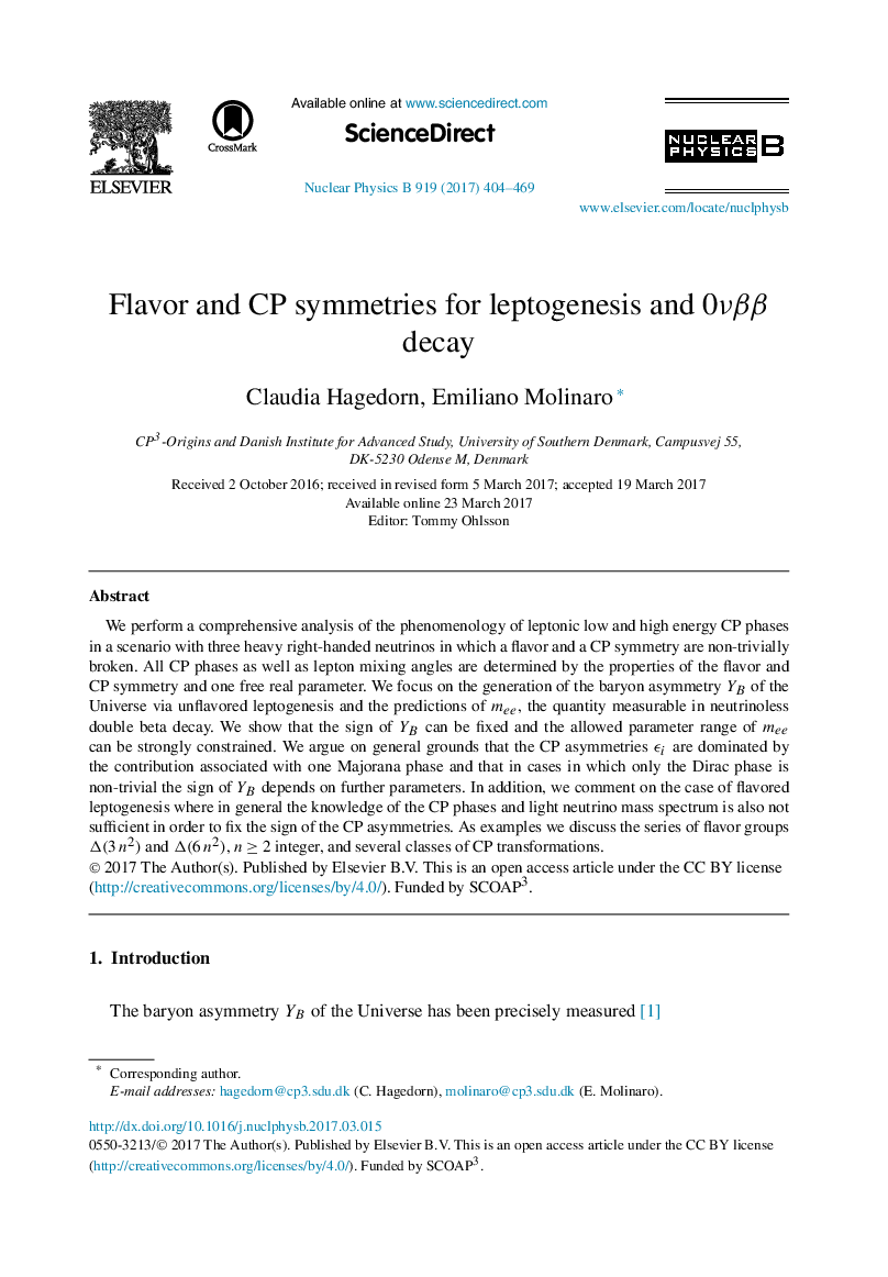 Flavor and CP symmetries for leptogenesis and 0Î½Î²Î² decay