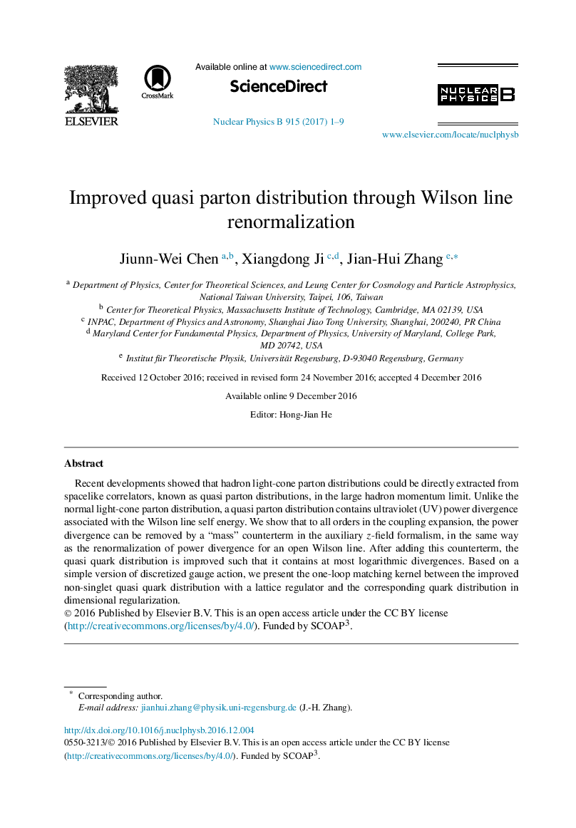 Improved quasi parton distribution through Wilson line renormalization