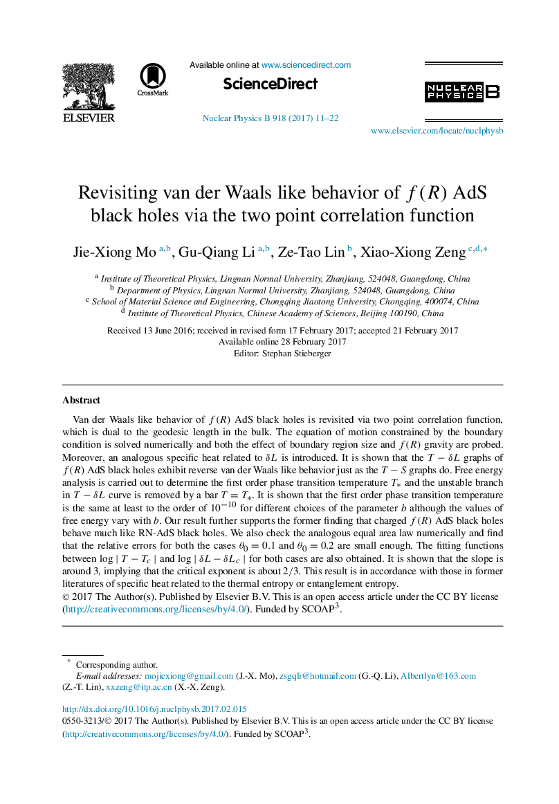 Revisiting van der Waals like behavior of f(R) AdS black holes via the two point correlation function