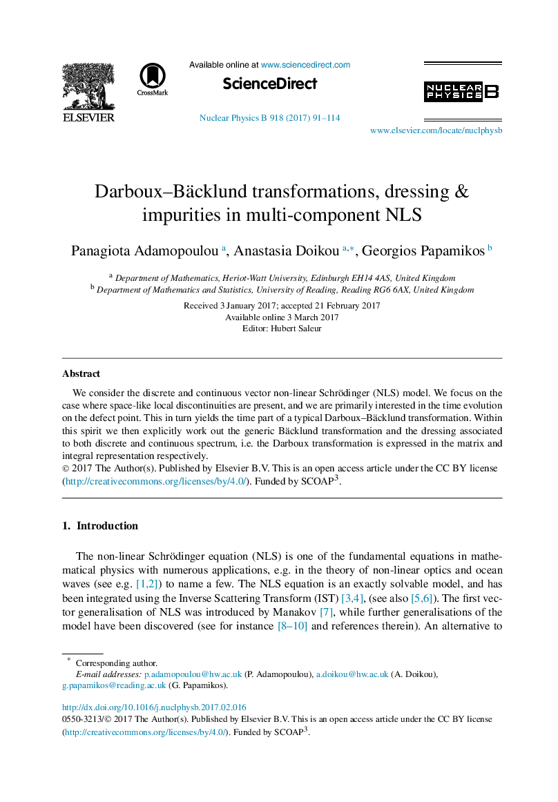 Darboux-Bäcklund transformations, dressing & impurities in multi-component NLS
