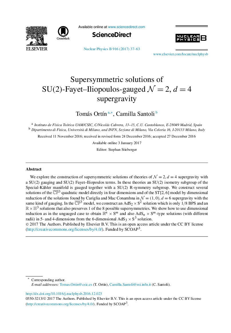 Supersymmetric solutions of SU(2)-Fayet-Iliopoulos-gauged N=2, dÂ =Â 4 supergravity