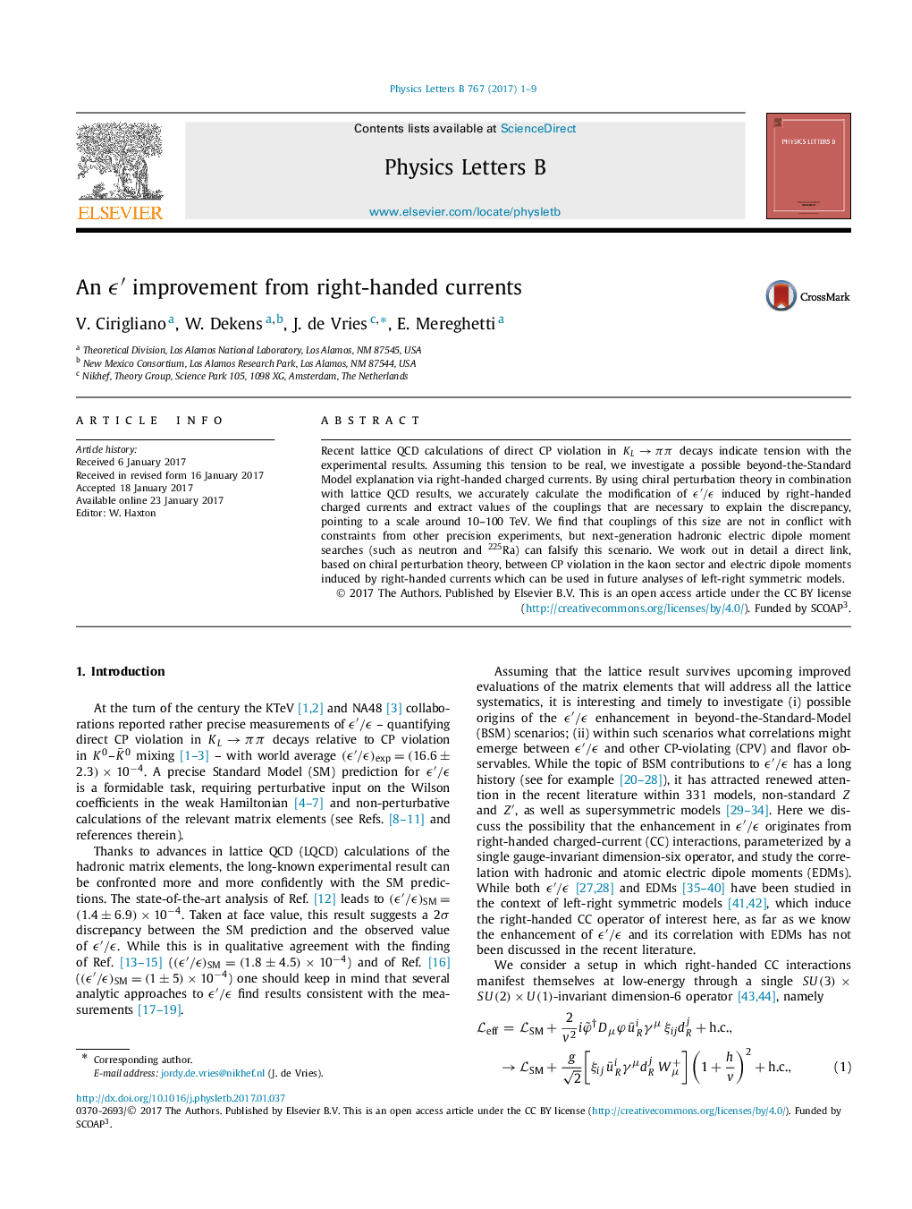 An Ïµâ² improvement from right-handed currents