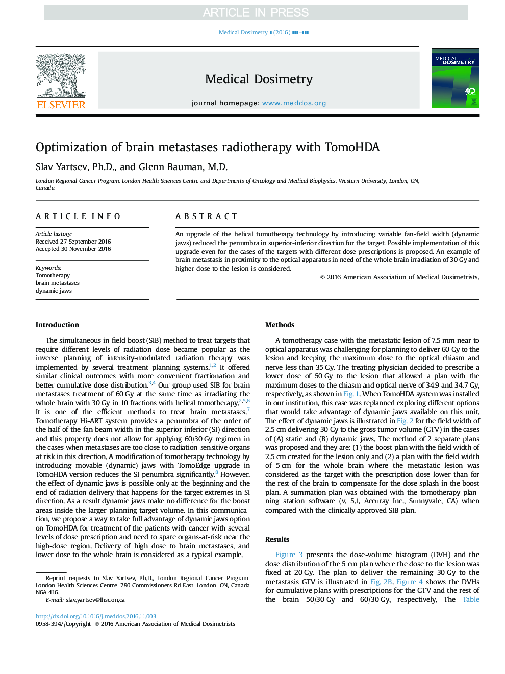 Optimization of brain metastases radiotherapy with TomoHDA