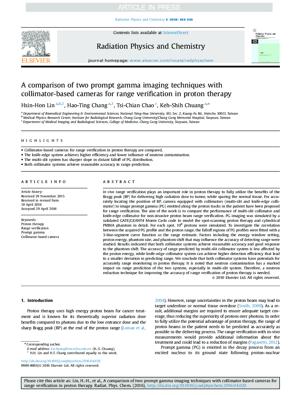 A comparison of two prompt gamma imaging techniques with collimator-based cameras for range verification in proton therapy