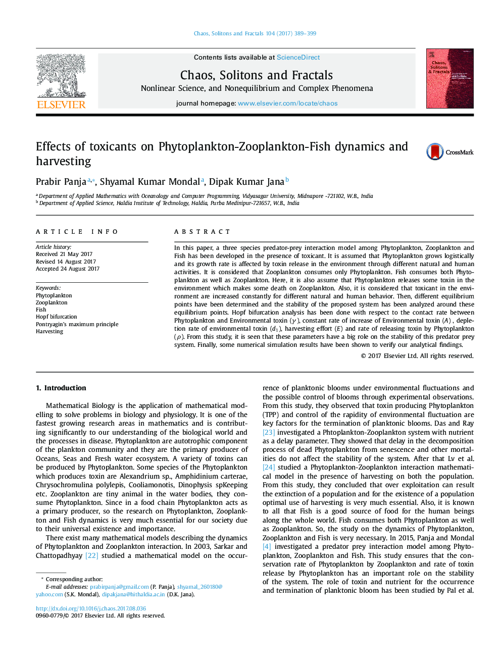 Effects of toxicants on Phytoplankton-Zooplankton-Fish dynamics and harvesting