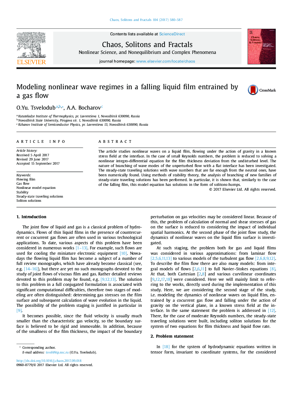 Modeling nonlinear wave regimes in a falling liquid film entrained by a gas flow