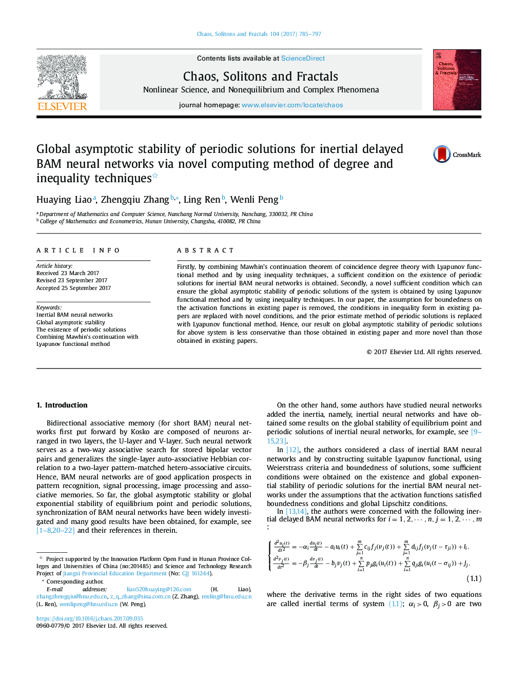 Global asymptotic stability of periodic solutions for inertial delayed BAM neural networks via novel computing method of degree and inequality techniques