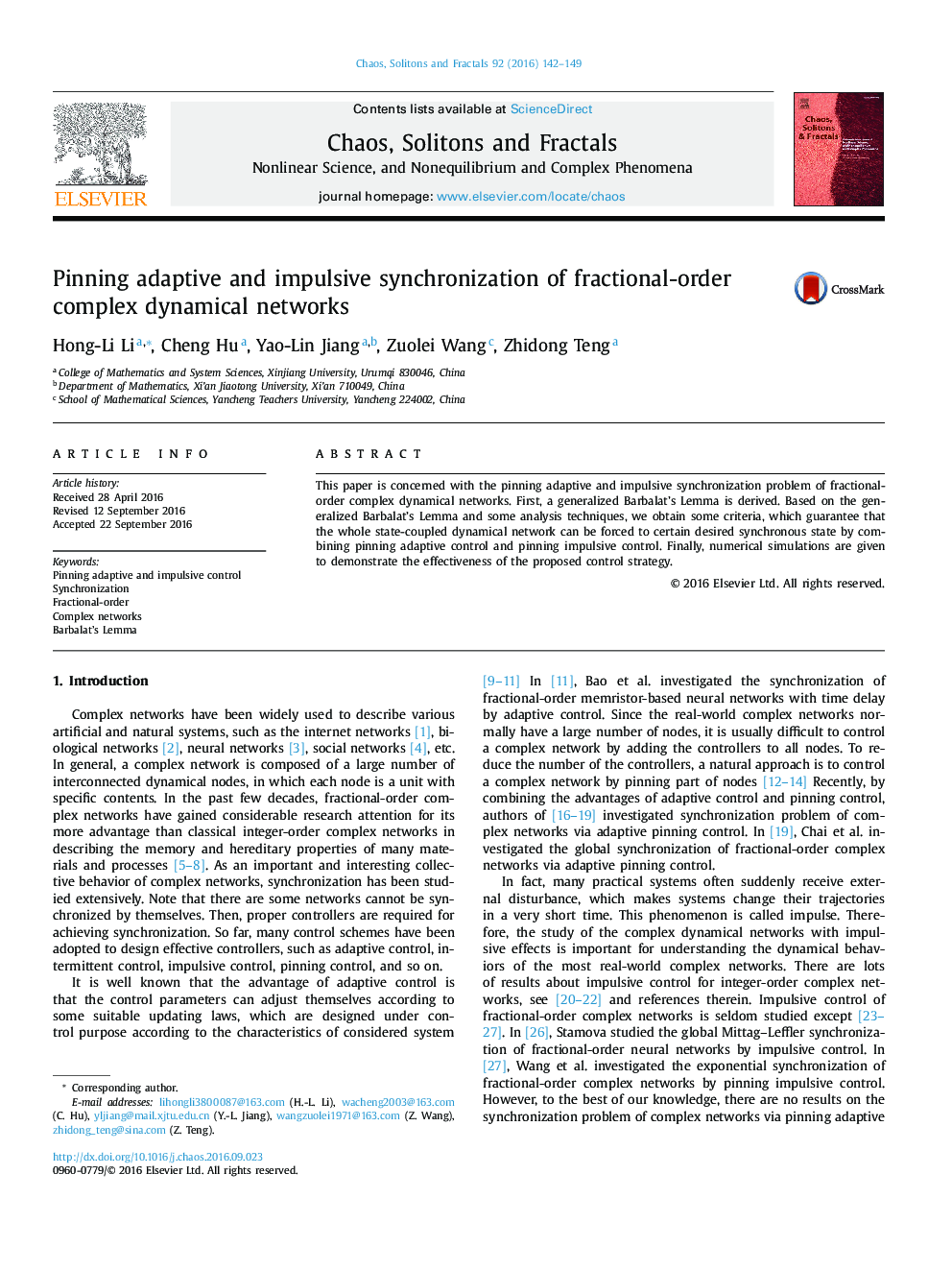 Pinning adaptive and impulsive synchronization of fractional-order complex dynamical networks