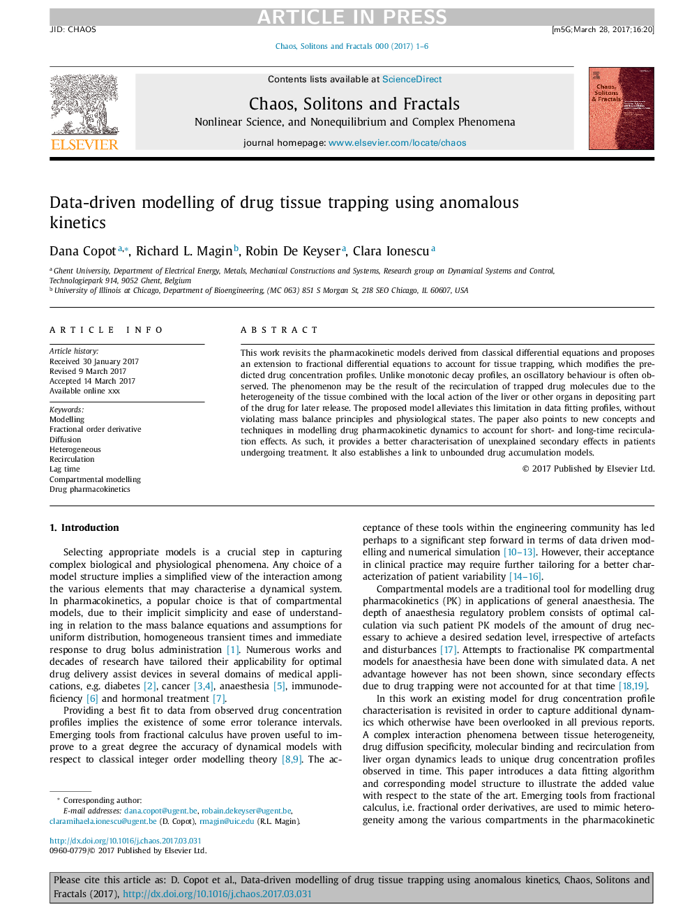 Data-driven modelling of drug tissue trapping using anomalous kinetics