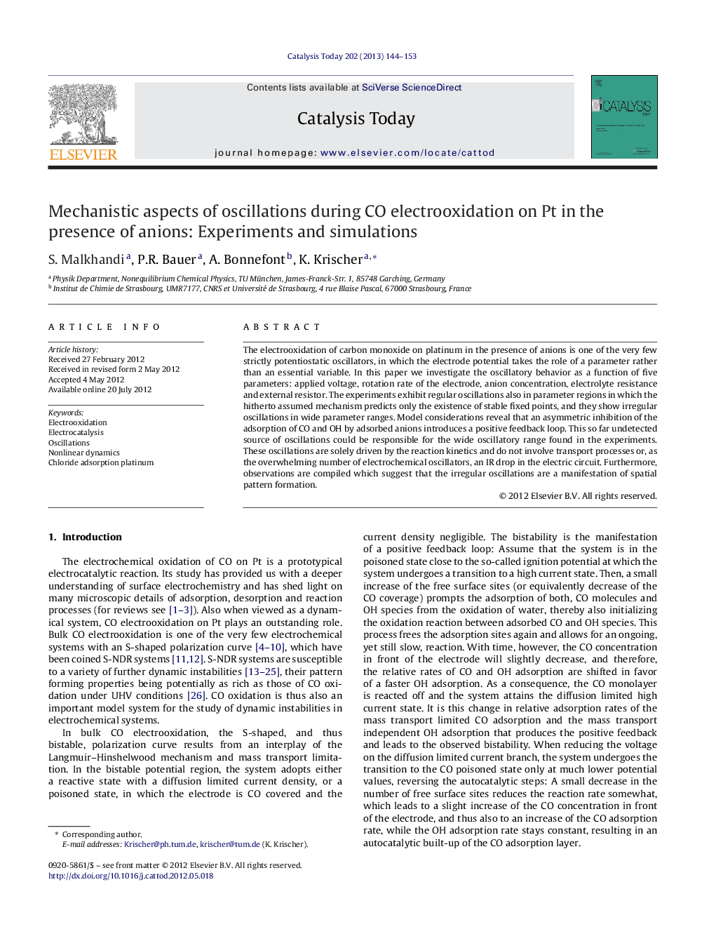 Mechanistic aspects of oscillations during CO electrooxidation on Pt in the presence of anions: Experiments and simulations