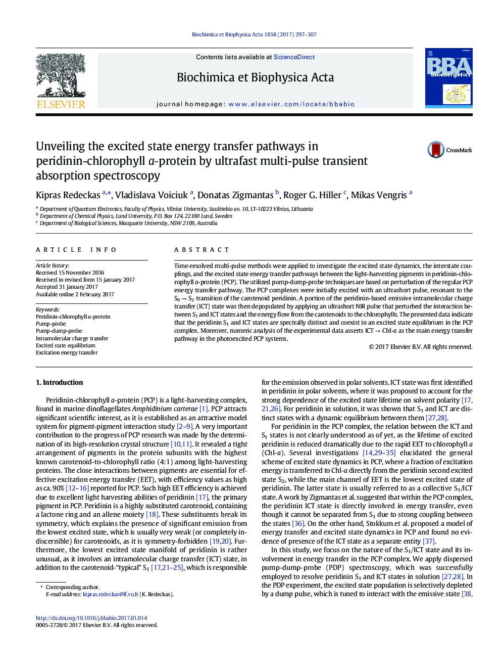 Unveiling the excited state energy transfer pathways in peridinin-chlorophyll a-protein by ultrafast multi-pulse transient absorption spectroscopy