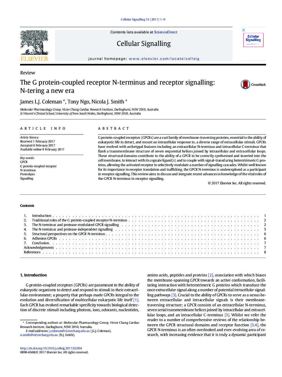 The G protein-coupled receptor N-terminus and receptor signalling: N-tering a new era