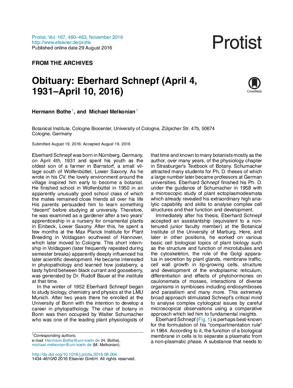 آگورارد اشپف (آوریل 4، 1931-آوریل 10، 2016) 