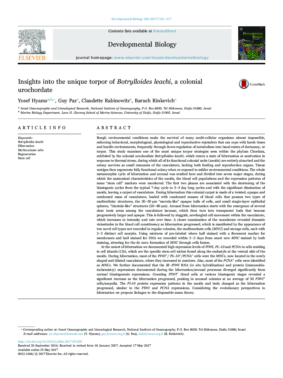 Insights into the unique torpor of Botrylloides leachi, a colonial urochordate