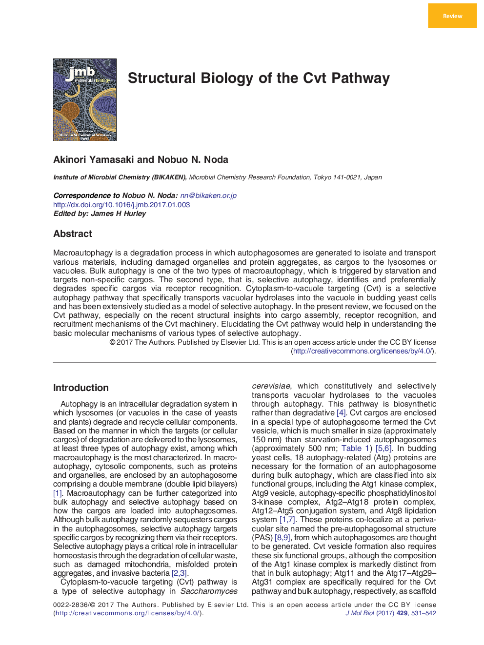 Structural Biology of the Cvt Pathway