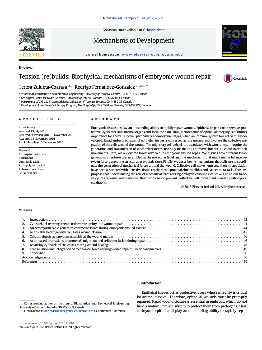 ReviewTension (re)builds: Biophysical mechanisms of embryonic wound repair